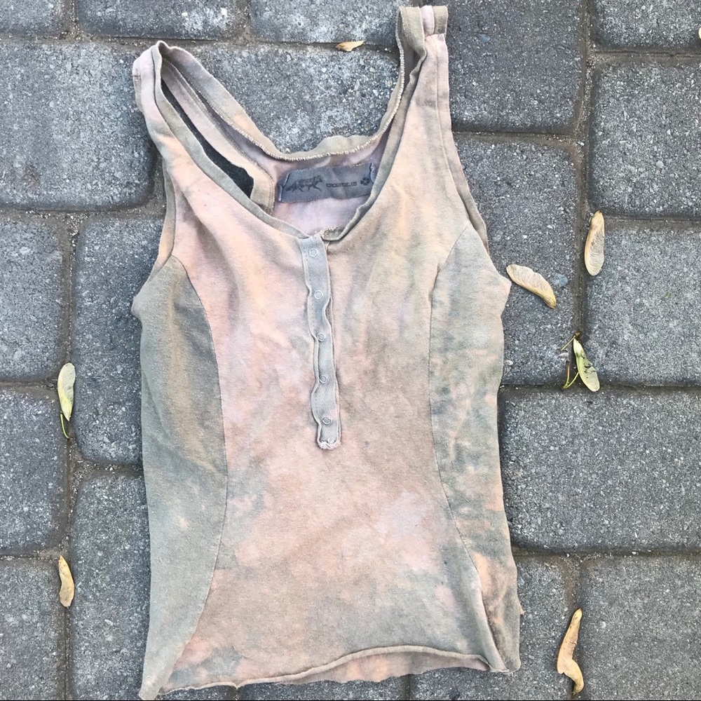 Crossfox henley tank top